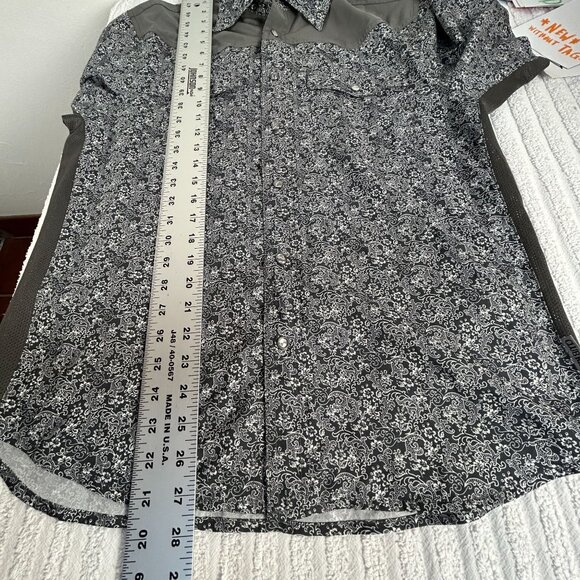 Club Ride Mens Short Sleeve Performance Cycling Shirt Small Black Gray Paisley - Picture 8 of 8